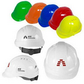 Vented Cap Style Hard Hat w/ 6 Point Ratchet Suspension